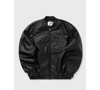 Arte Antwerp Half Logo Leather Jacket men Bomber Jackets black in taglia:S