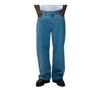 Arte Antwerp - Pantaloni in Denim Neri con Ricamo Bianco - - Trousers - Uomo - Blu - W32