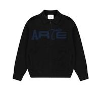 Arte Antwerp - Stencil Zip Cardigan - - Knitwear - Uomo - Nero - M