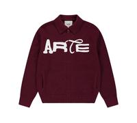 Arte Antwerp - Stencil Zip Cardigan - - Knitwear - Uomo - Rosso - XL