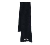 Arte Antwerp - Textured Logo Scarf - - Accessories - Uomo - Blu - ONE SIZE