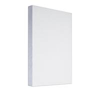 Arte & Arte 7151.0 Telaio con Tela per Pittori da dipingere, Legno di Abete/Cotone, Bianco, 50 x 40 x 3.5 cm, Made in Italy