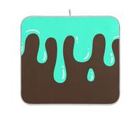 Arte Asthetic Tappetino Colorato Piatto Cucina Contatore Gadget Scolapiatti Vassoio Assorbente Cucina Mat 16 x 18