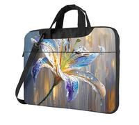 Arte Astratta Fiore Lilly Laptop Bag Laptop Case 15.6 Pollice Computer Borse Imbottito Della Copertura Del Manicotto Per Le Donne