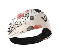 Arte astratta Illustrazioni Fiori Raffreddamento Fascia Titolare Elastico Sudato Fasce per Yoga Trekking Yoga Trucco