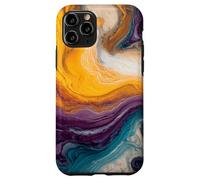 Arte astratta retrò Onde moderne geometriche Custodia per iPhone 11 Pro