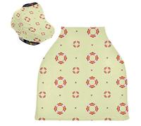 Arte Astratta Rosa Mare Passeggino Tettoia Copri Seggiolino Copertura Infermieristica Auto per Bambini per L'Allattamento Al Seno Morbido Traspirante Elastica Tettuccio