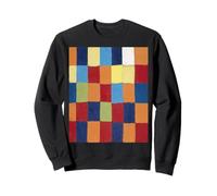 Arte astratta vintage: blocchi di colore Felpa