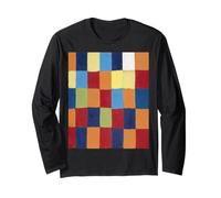 Arte astratta vintage: blocchi di colore Maglia a Manica