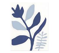 Arte botanica minimalista moderna parete botanica astratta