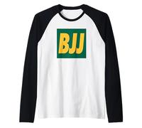 Arte Brasiliana Jiu-Jitsu BJJ per Grappling e MMA Maglia con Maniche Raglan
