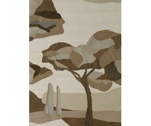 Arte Carta da parati panoramica Under The Sycamore Tree - Winter Landscape
