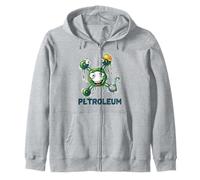 Arte Chimica Divertente del Petrolio Felpa con Cappuccio