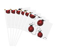 Arte coccinella tracce stampa convenienza bandiera palmare bandiere leggere decorazione interni esterni eventi feste