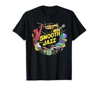 Arte colorata degli strumenti musicali Smooth Jazz Maglietta