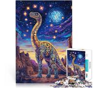 Arte colorata dei dinosauri Puzzle da 2000 pezzi per adolescenti Giocattoli Giochi Educativi Antistress perché è ideale come regalo per tutta la famiglia 70x100cm