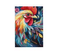 Arte Colorful Pollo Benvenuto Giardino Bandiera 2x3 Ft No Fade Double Sided Casa Yard Bandiere Outdoor Banner Decor Per Cortile Portico Prato