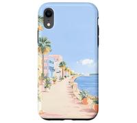 Arte costiera pastello della SC Battery Promenade, A Charleston Custodia per iPhone XR