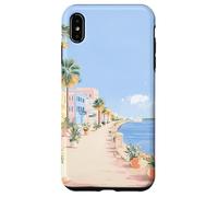 Arte costiera pastello della SC Battery Promenade, A Charleston Custodia per iPhone XS Max