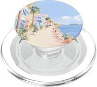 Arte costiera pastello della SC Battery Promenade, A Charleston PopSockets PopGrip per MagSafe