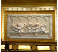 Arte Creativa Con Angelo In Rilievo Architettonico 3D Carta Da Parati Facile Installare Mobili Sfondi Ufficio Divano Camera Letto Sfondo Decorazione Murale-250cm×170cm