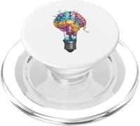 Arte creativa della lampadina del cervello PopSockets PopGrip per MagSafe