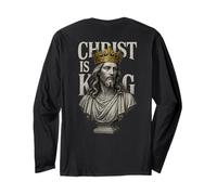 Arte Cristiana estetica: Christ Is King Maglia a Manica