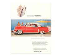 Arte da parete auto d'epoca stile classico di Plymouth degli anni '50