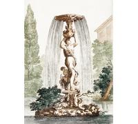 Arte da parete fontana classica - Poster scultura antica -...