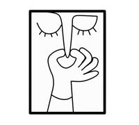 Arte da parete per il bagno, divertente decorazione moderna per la casa, poster comico per WC, opere d'arte divertenti per familiari, amici, colleghi, casa, ufficio, bagno, porta, bagno, decorazione