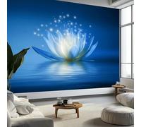 Arte da Parete Sfumature Fiori Stelle Murales Personalizzati Superficie D'Acqua da Sogno Carta da Parati Fotografica per Cameretta Bambini, Camera da Letto 450 x 315 cm, Carta da Parati in Effetto 3D