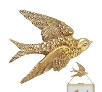 Arte da parete vintage Statua 3D Di Rondine In Volo In Resina Resistente