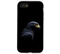 Arte degli uccelli selvatici a forma di testa di falco Custodia per iPhone SE (2020) / 7/8