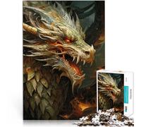 Arte dei draghi Puzzle 1000 pezzi per adolescenti Giocattoli che creano dipendenza e sfidano l'intelligenza del cervello Ottimo regalo per i giochi 38x26cm