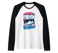 Arte dei Mostri delle profondità Marine di Master of Disguise Maglia con Maniche Raglan