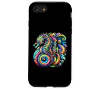 Arte del cavalluccio marino psichedelico I Ecologia oceanica e avvocato della vita marina Custodia per iPhone SE (2020) / 7/8