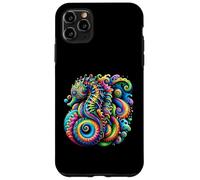 Arte del cavalluccio marino psichedelico I Ecologia oceanica e avvocato della vita marina Custodia per iPhone 11 Pro Max