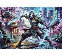 Arte del Cyber Ninja Puzzle 1000 Pezzi,Gioco Educativo,Sfida Impossibile,dai 14 Anni,Adulti E Ragazzi,Cartone Di Qualità,Decorazione Casa,Idea Regalo,Antistress 70x50cm