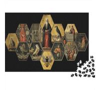 Arte del Nido Jigsaw Puzzle 1000pcs (75x50cm) Adulti Pittura bizantina Puzzle Gioco Educativo Decorazioni Per La Casa