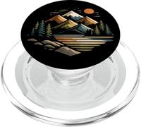 Arte del paesaggio montano design della natura moderna PopSockets PopGrip per MagSafe
