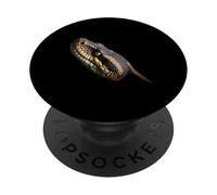 Arte del serpente rettile selvatico a testa di boa PopSockets PopGrip Adesivo