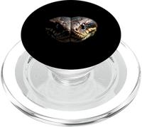 Arte del serpente rettile selvatico a testa di boa PopSockets PopGrip per MagSafe