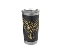 Arte della fenice nascente Firebird Bicchiere termico in acciaio inox doppia parete