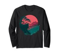 Arte della Foresta dell'Annata dell'alba Maglia a Manica