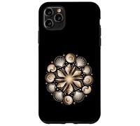 Arte della geometria frattale oceanica con motivo a conchiglia di Fibonacci Custodia per iPhone 11 Pro Max