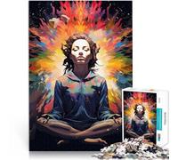 Arte della meditazione puzzle 1000 pezzi per adulti Aiuta il cervello ad allenare i giocattoli che creano dipendenza per coltivare la pazienza Decorazione perfetta 38x26cm