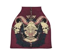 Arte Della Mucca Del Cranio Passeggino Tettoia Copri Seggiolino Copertura Infermieristica Auto per Bambini per L'Allattamento Al Seno Morbido Traspirante Elastica Tettuccio