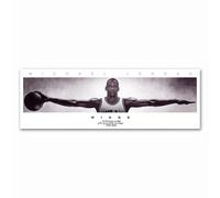 Arte della Parete con Le Ali di Michael Jordan Dipinti su Tela per Soggiorno Modern Canvas Poster Stampe Decorazione da Parete (40x120 cm(Senza Cornice))