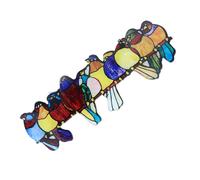 Arte Della Parete Degli Uccelli Decorazione Appesa Alla Finestra