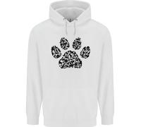 Arte Della Parola Con Impronta Di Zampa Di Cane Felpa Uomo